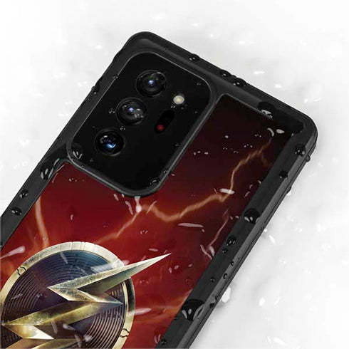 DC Comics The Flash Movie: Logo Poster Galaxy Note20 Ultra 5G Waterproof Case